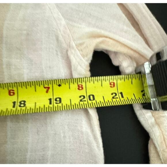 Rails Mara Just Peachy Button Down In Pink & Orange Size Medium - Picture 10 of 10